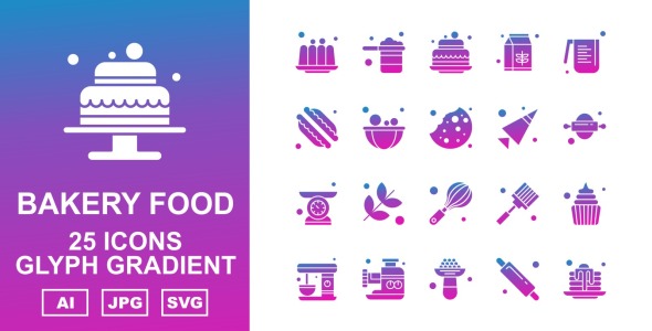 Набор иконок на тему food