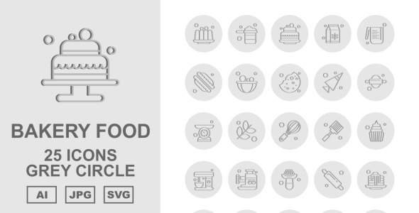 Набор иконок на тему food