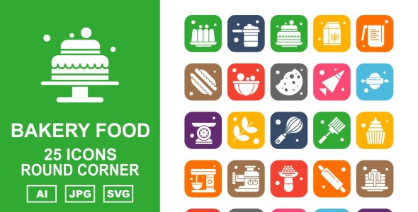 Набор иконок на тему food