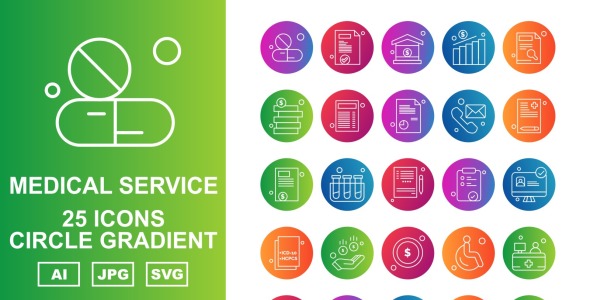 Набор иконок на тему medical