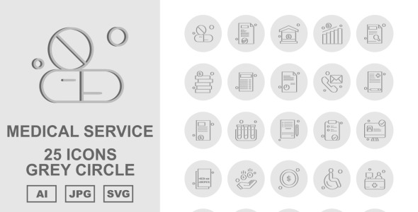 Набор иконок на тему medical