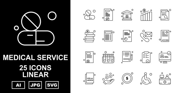 Набор иконок на тему medical