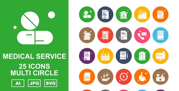 Набор иконок на тему medical