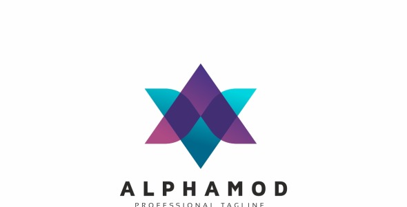 Шаблон логотипа на тему графика