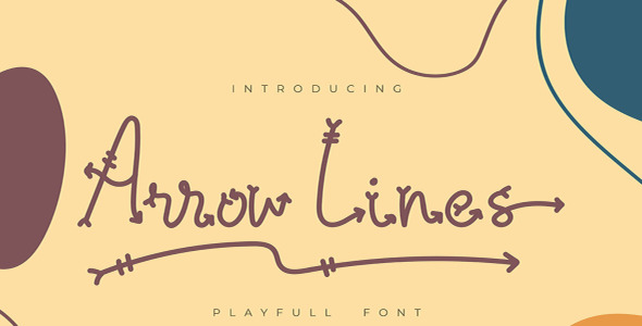 Шрифт на тему графика