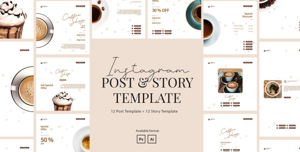 Шаблон для соцсетей на тему графика