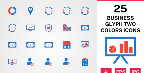 Набор иконок на тему финансы