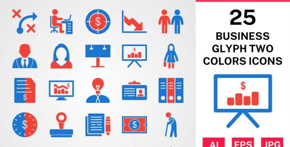 Набор иконок на тему business