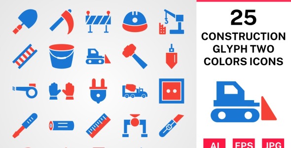 Набор иконок на тему industrial