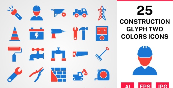 Набор иконок на тему industrial