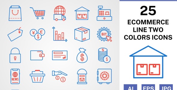 Набор иконок на тему shopping