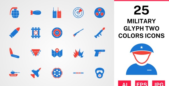 Набор иконок на тему military