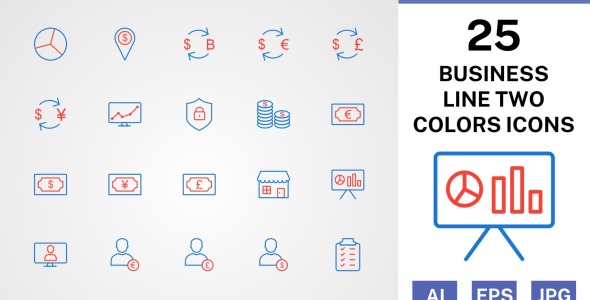 Набор иконок на тему финансы
