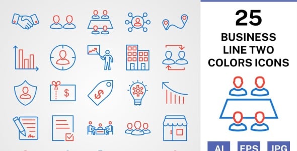 Набор иконок на тему business