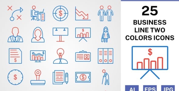 Набор иконок на тему business