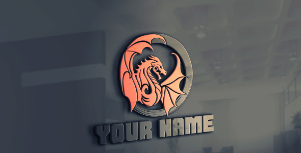 Шаблон логотипа на тему графика