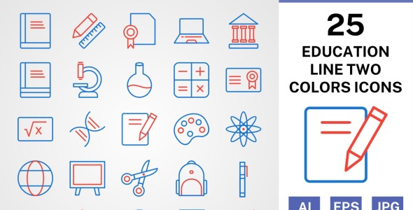 Набор иконок на тему science