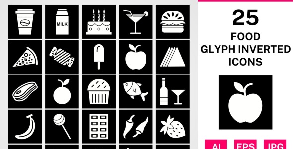 Набор иконок на тему food