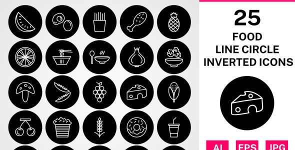 Набор иконок на тему food