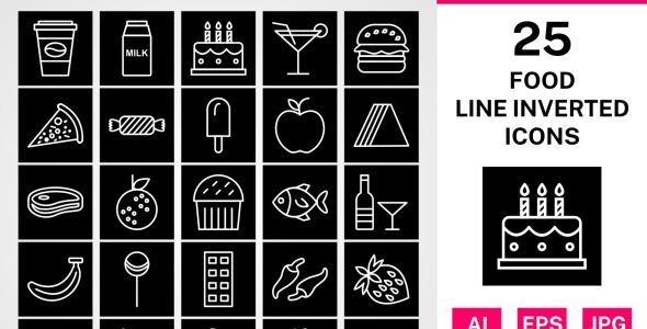 Набор иконок на тему food