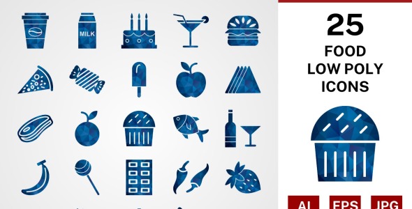 Набор иконок на тему food