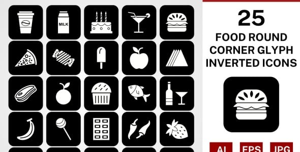 Набор иконок на тему food