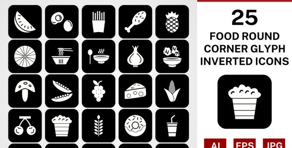 Набор иконок на тему food