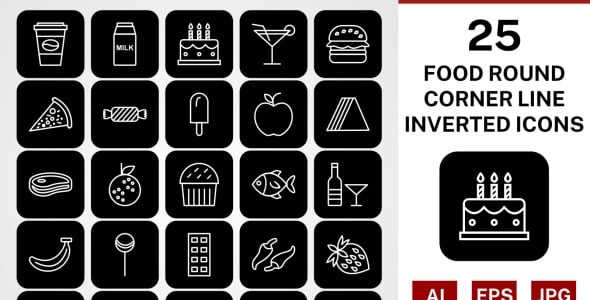 Набор иконок на тему food