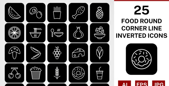 Набор иконок на тему food