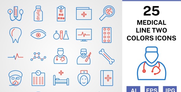 Набор иконок на тему medical