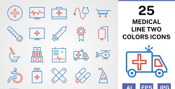 Набор иконок на тему medical