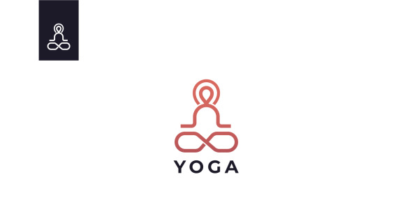 Шаблон логотипа на тему графика