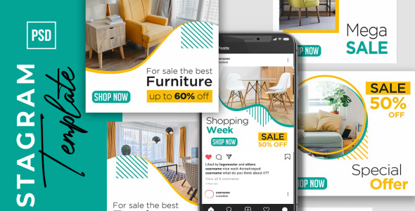 Шаблон для соцсетей на тему графика