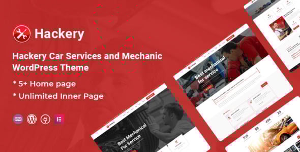 Car Services and Mechanic WordPress Theme