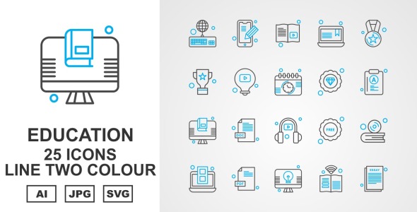 Набор иконок на тему science