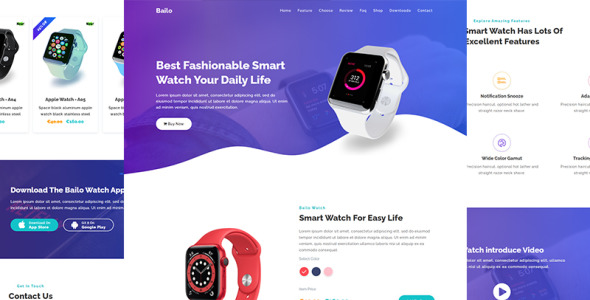 шаблон целевой страницы продукта