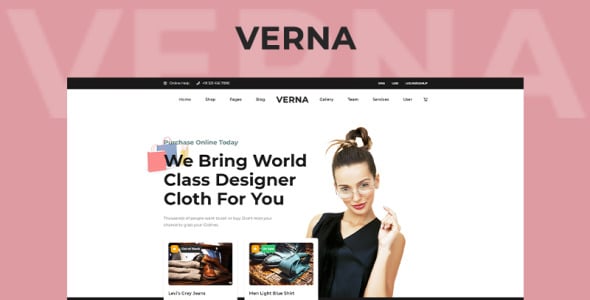 шаблон сайта магазина тканей