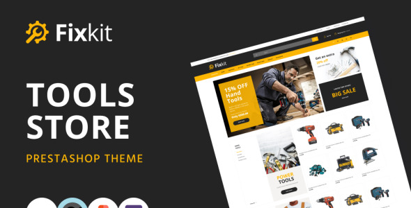 Tools Store Online Template PrestaShop Theme