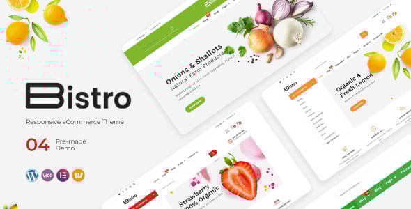 тема органической и пищевой woocommerce