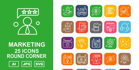 Набор иконок на тему business