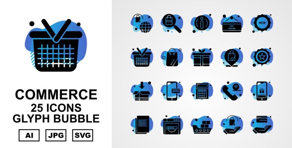 Набор иконок на тему shopping