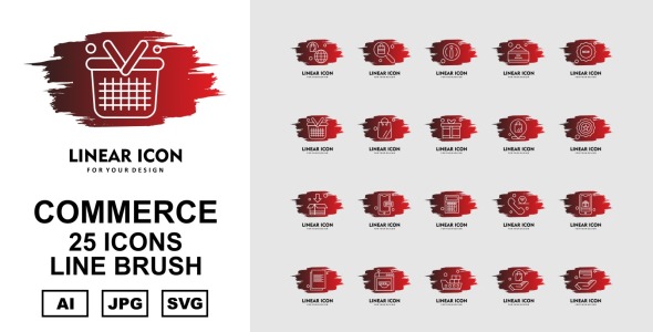 Набор иконок на тему shopping