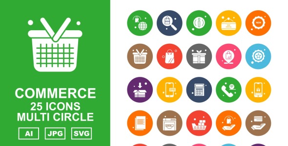 Набор иконок на тему shopping