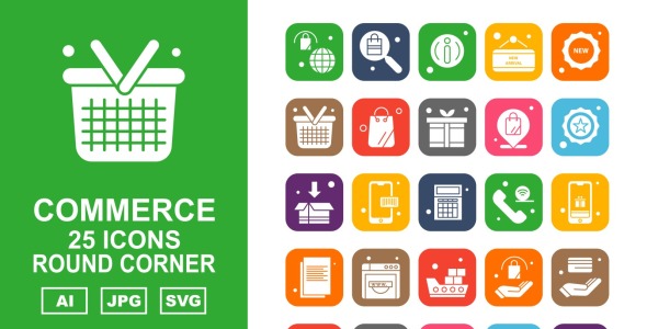 Набор иконок на тему shopping