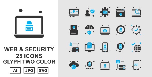 Набор иконок на тему security