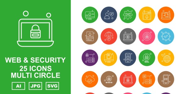 Набор иконок на тему security