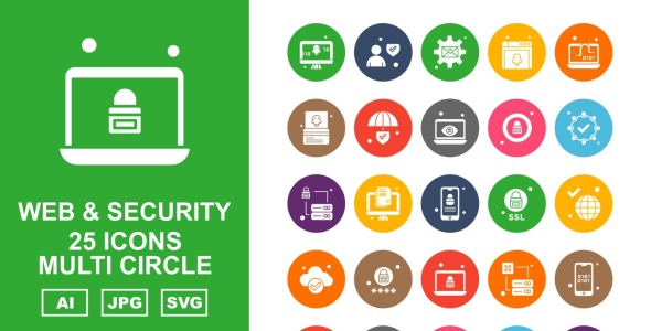 Набор иконок на тему security