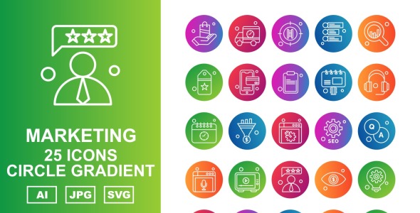 Набор иконок на тему business