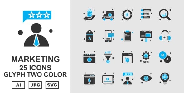 Набор иконок на тему business