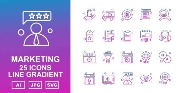 Набор иконок на тему business